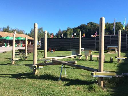 Camping Vosges : kinderspeelplaats van de camping Porte des Vosges