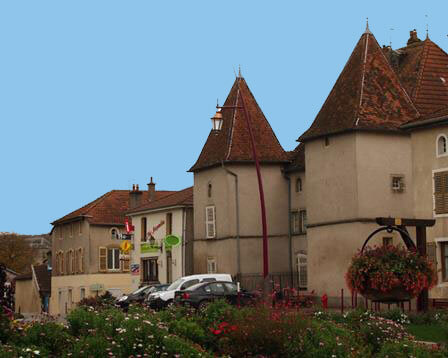 the village of Bulgnéville: camping A31 Porte des Vosges