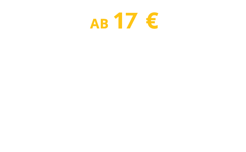 Ab 16 €, caravan of tent + auto of camper + electriciteit + toeristenbelasting + hond
