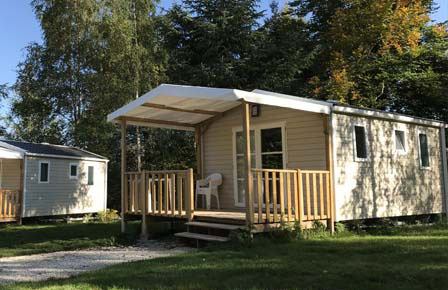 Location - Hébergement Mobil-home lodge 1 chambre : Camping  Porte des Vosges A31