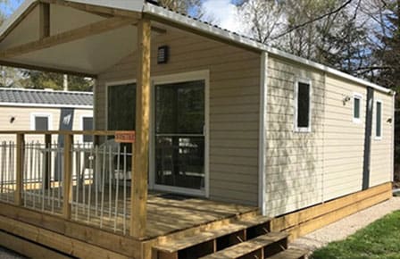 Hébergement Mobil-home lodge 2 chambres : Camping Porte des Vosges A31