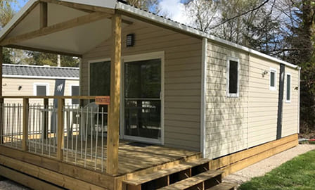 Anmietung - Unterkunft mobilhome-lodge 2 zimmer : Campingplatz  Porte des Vosges A31