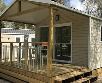 Rental - Accommodation Mobile home lodge 1 bedroom : Campsite Porte des Vosges A31