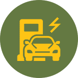 22kw charging stations for electric vehicles at the Porte des Vosges Campsite