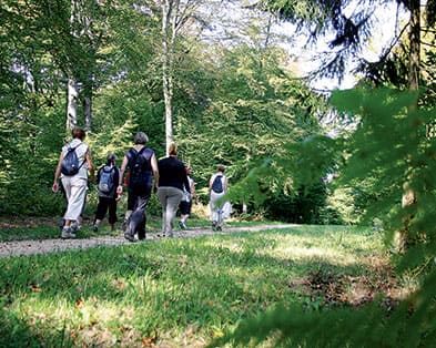 Wandern im  Contrexeville: campingplatz Grand-Est porte des Vosges